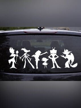 🔥5/$35🔥 Hazbin Hotel Characters 24” Vinyl Decal | Large